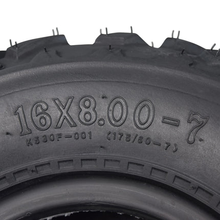 Kenda Pathfinder K530 16x8-7 Front Off-Road Tires for 4x4 ATVs, UTVs Vehicles and Go-Karts  - Durable Traction for Rugged Adventures - 2 Ply All-Terrain Tire with Keychain 16x8x7 (2 Pack)