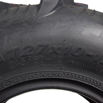 Kenda Executioner K538 27x10-12 6 PLY Mud ATV Front Tire 27x10x12 Single Tire