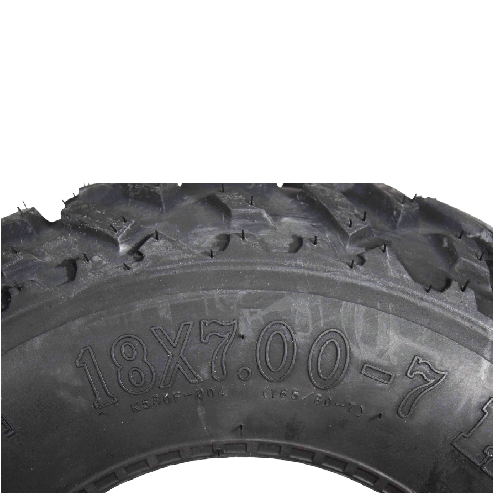Kenda Pathfinder K530 18x7-7 Front Off-Road Tire for 4x4 ATVs, UTVs Vehicles and Go-Karts  - Durable Traction for Rugged Adventures - 2 Ply All-Terrain Tire 18x7x7