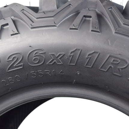 Kenda 085871461D1 26x11R14 R Bear Claw HTR Radial ATV/UTV Tires 26x11-14 2 Pack
