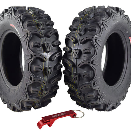 Kenda 085871465D1 28x9R14 F Bear Claw HTR Radial ATV/UTV Tires 28x9-14 2 Pack