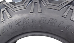 Kenda 085871465D1 28x9R14 F Bear Claw HTR Radial ATV/UTV Tires 28x9-14 2 Pack