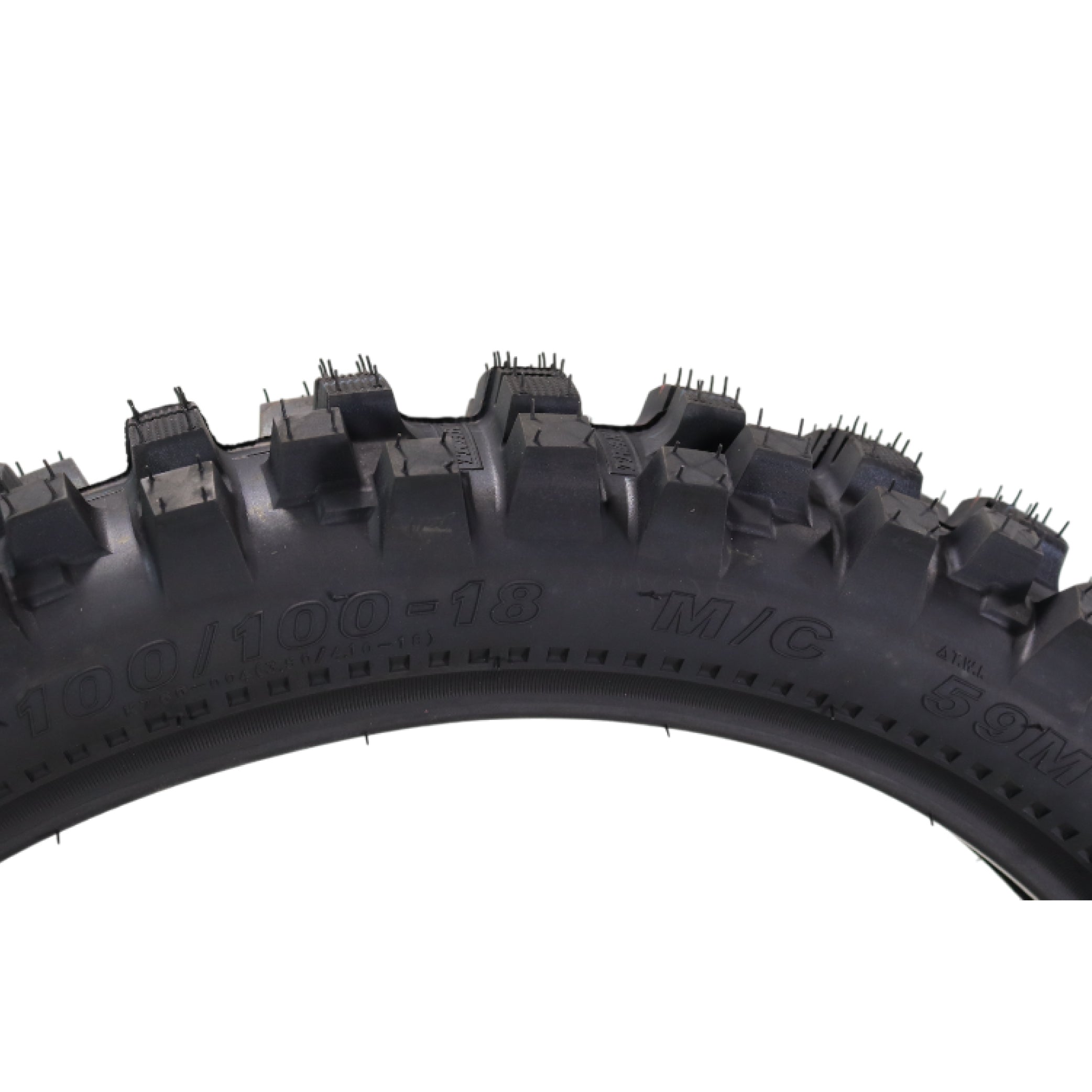 Kenda Trakmaster K760 100/100-18 Rear Motorcycle Tire with Keychain