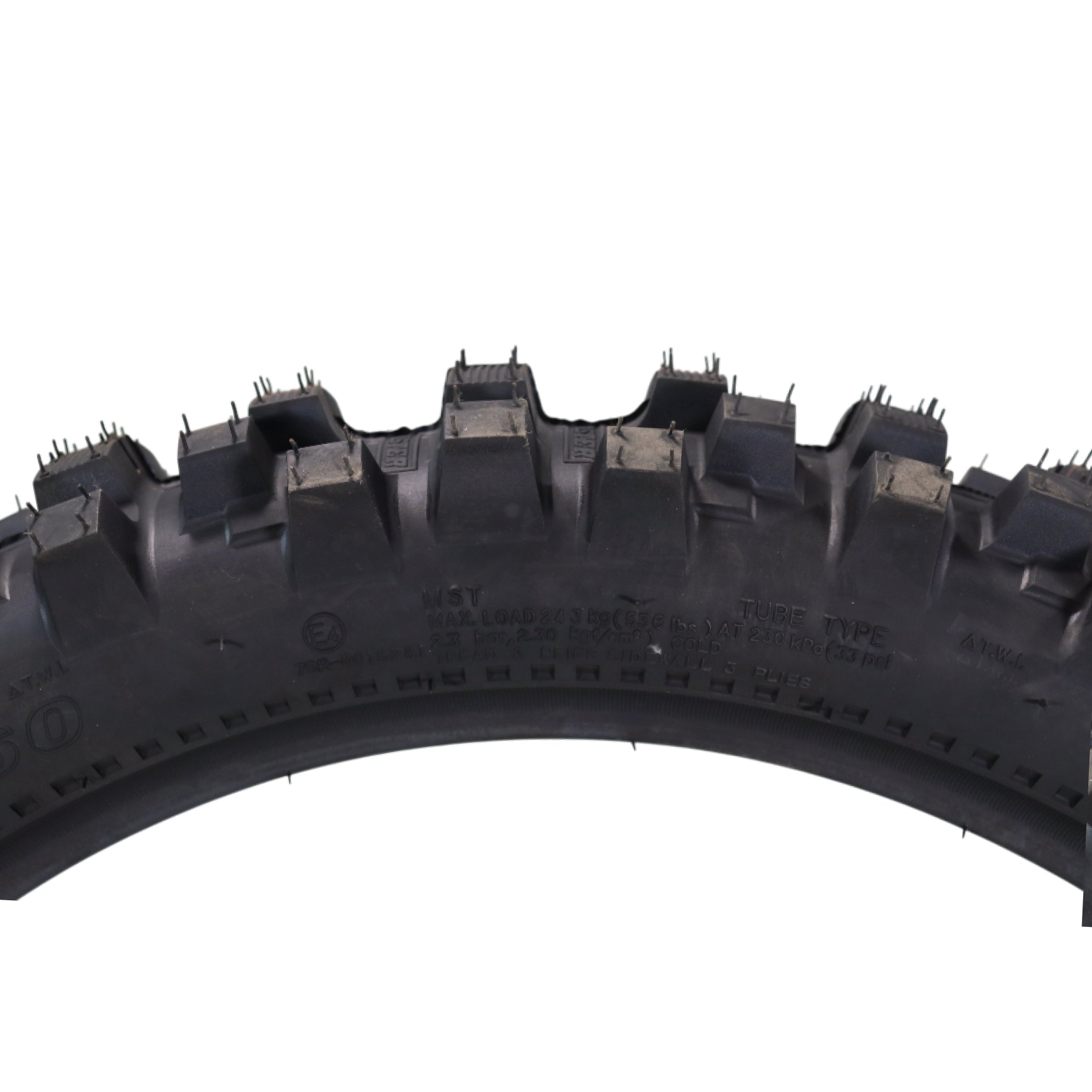 Kenda Trakmaster K760 100/100-18 Rear Motorcycle Tire with Keychain