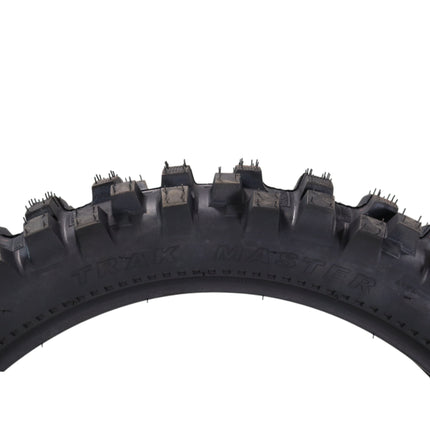 Kenda Trakmaster K760 100/100-18 Rear Tire for Motorcycles, Dirt Bikes, and City Bikes - Durable Off-Road & Street Performance with Keychain 100x100x18