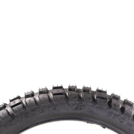 Kenda Big Block 100/90B19 Front & 150/70B18 Rear Tubeless Tire Set with Keychain