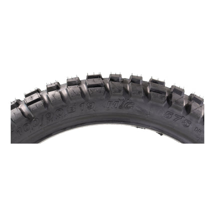 Kenda Big Block K784 100/90B19 Front and 140/80B18 Rear Tires for Motorcycles, Dirt Bikes, and City Bikes - Durable Off-Road & Street Performance with Keychain (2 Pack)