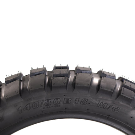 Kenda Big Block 100/90B19 Front & 140/80B18 Rear Tubeless Tire Set with Keychain