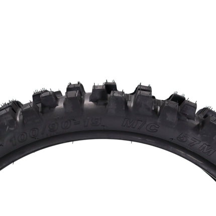 Kenda Trakmaster K760 100/90-19 Rear Tire for Motorcycles, Dirt Bikes, and City Bikes - Durable Off-Road & Street Performance with Keychain 100x90x19
