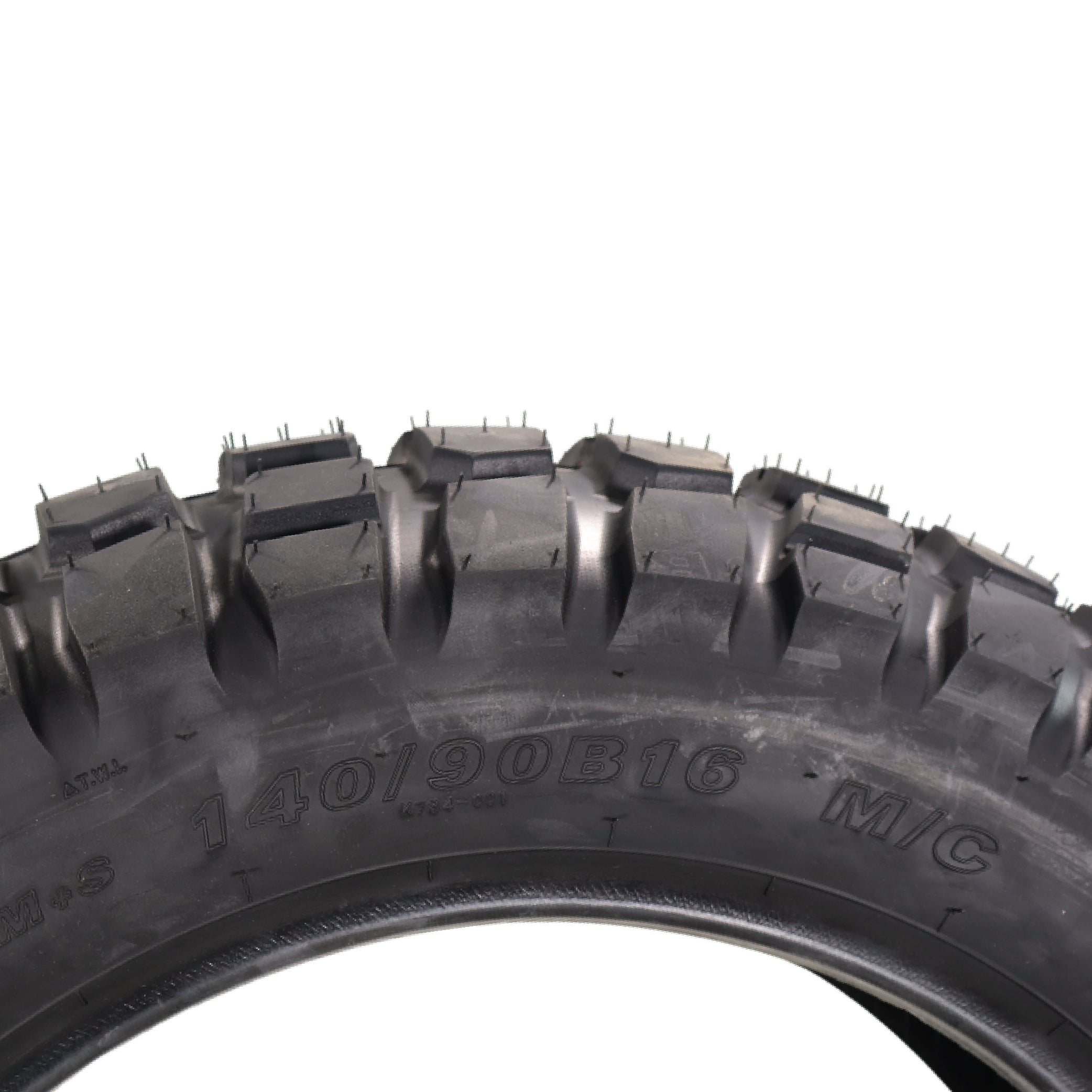 Kenda Big Block 110/80B19 Front & 140/90-16 Rear Tubeless Tire Set with Keychain