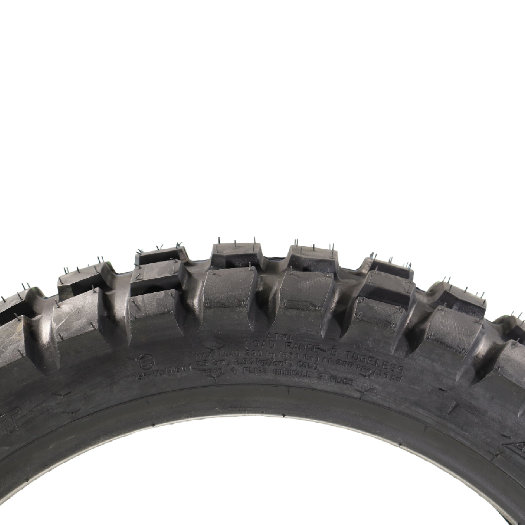 Kenda Big Block 110/80B19 Front & 130/80B17 Rear Tubeless Tire Set with Keychain