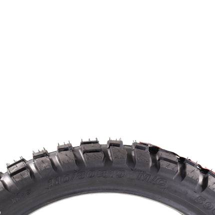 Kenda Big Block K784 110/80B19 Front Tire for Motorcycles, Dirt Bikes, and City Bikes - Durable Off-Road & Street Performance with Keychain 110x80x19