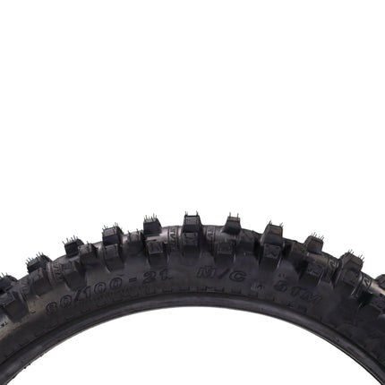 Kenda Trakmaster K760 80/100-21 Front and 110/90-19 Rear Tires for Motorcycles, Dirt Bikes, and City Bikes - Durable Off-Road & Street Performance with Keychain (2 Pack)