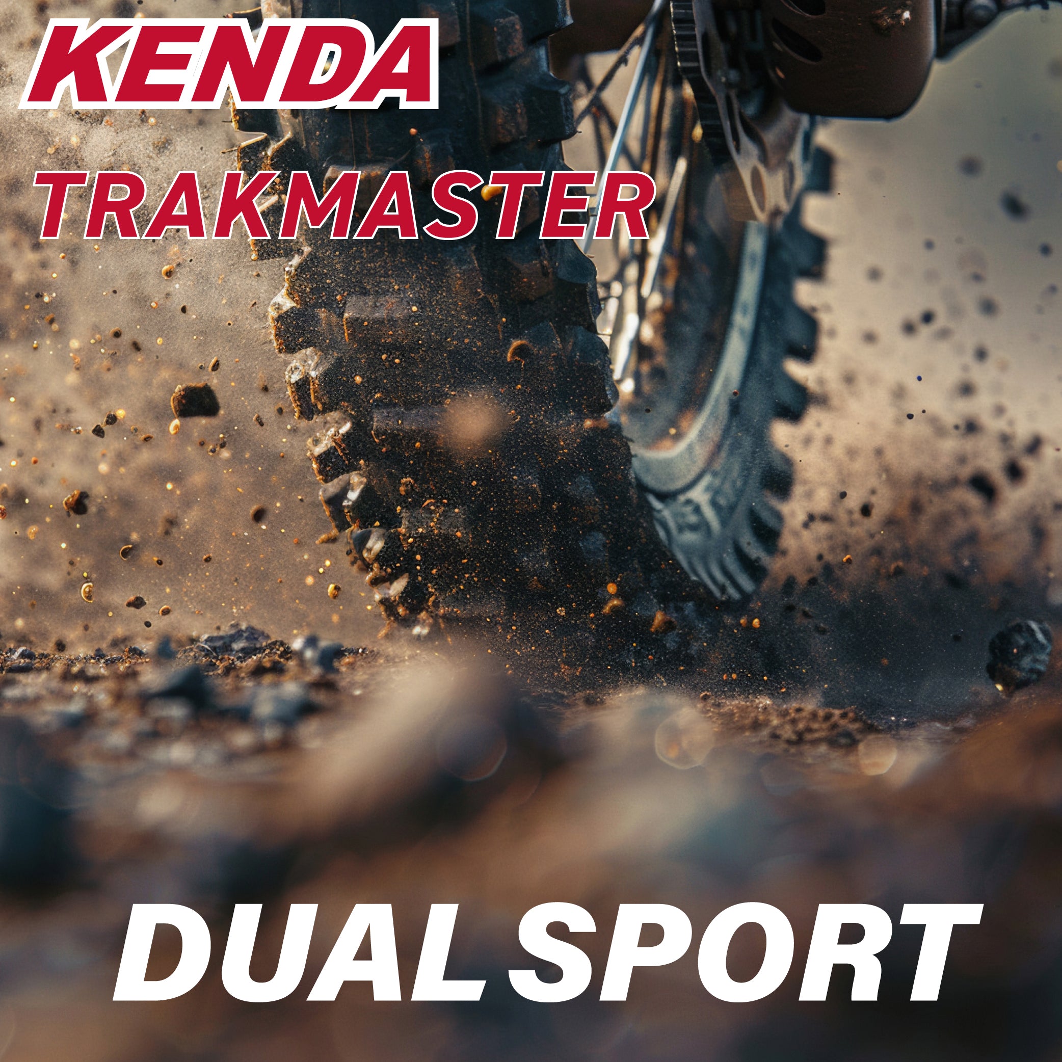 Kenda Trakmaster 80/100-21 Front & 120/90-19 Rear TT Tire Set w/ Keychain