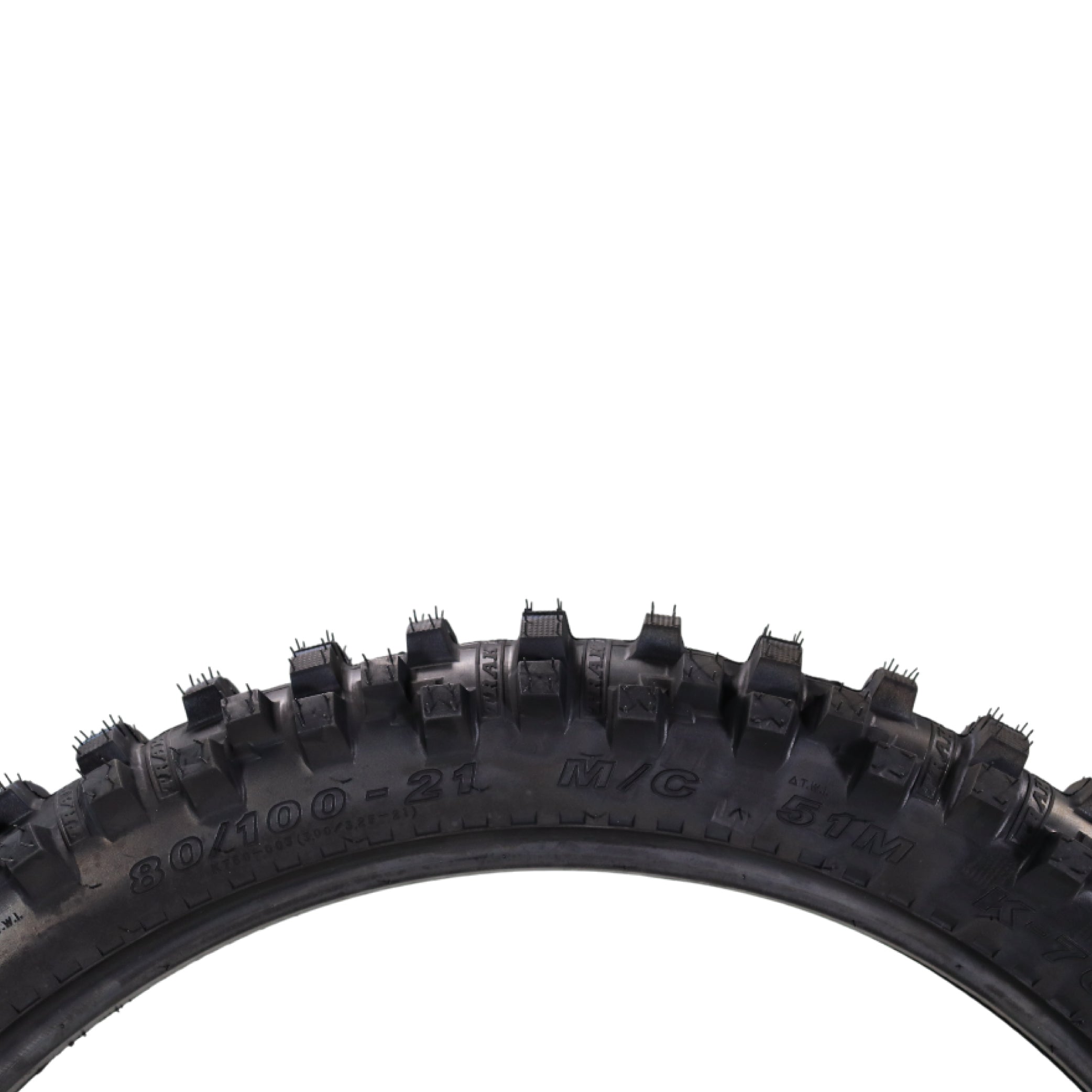 Kenda Trakmaster 80/100-21 Front & 120/90-19 Rear TT Tire Set w/ Keychain