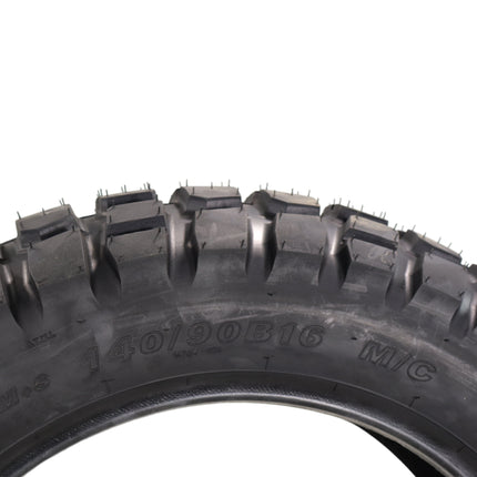 Kenda Big Block K784 90/90B21 Front and 140/90-16 Rear Tires for Motorcycles, Dirt Bikes, and City Bikes - Durable Off-Road & Street Performance with Keychain (2 Pack)