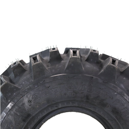 Kenda Bearclaw K299 - 22x7-11 Front & 22x12-8 Rear Tires for All Terrain (ATV), UTV, and Side by Side (SxS) Vehicles - 6-Ply - Bear Claw 22x7x11 22x12x8 with Kenda Keychain (4-Pack)