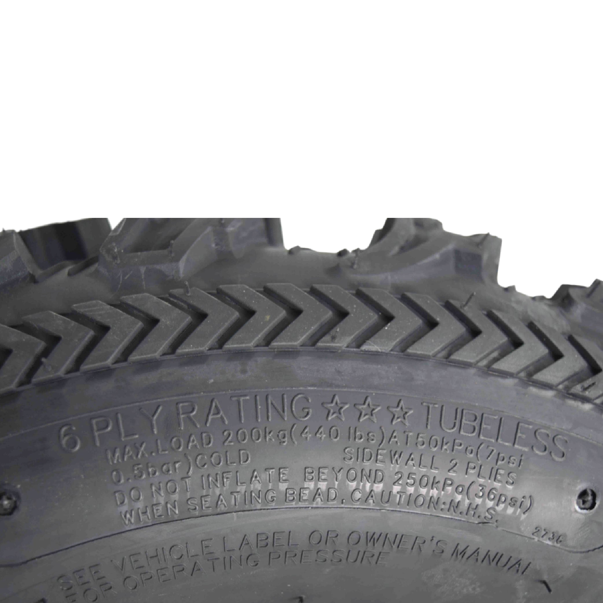 Kenda Bearclaw EX K573 - 24x11-10 Rear Tire for All Terrain (ATV), UTV, and Side by Side (SxS) Vehicles - 6-Ply - Bear Claw EX 24x11x10