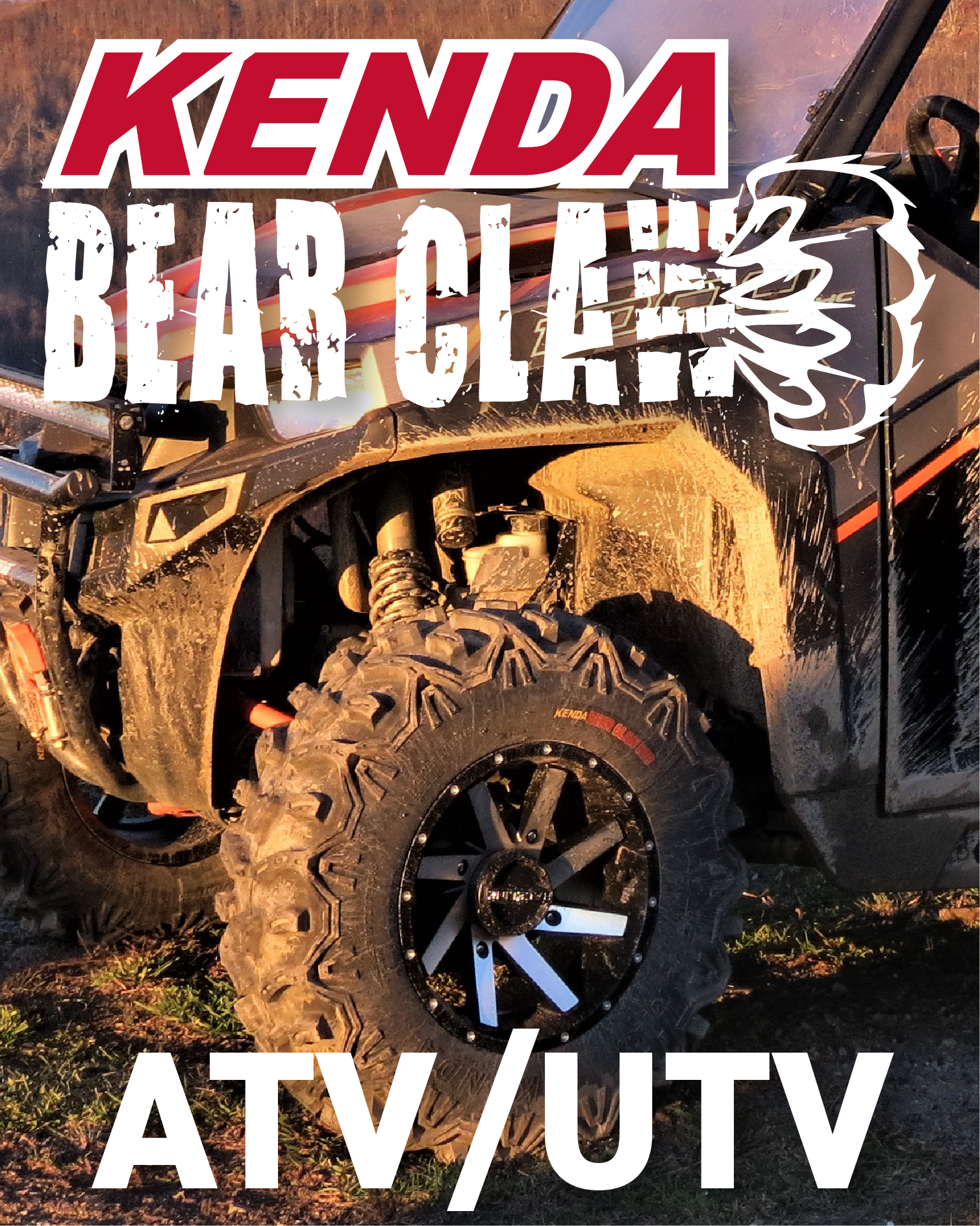 Kenda Bear Claw EX 24x11-10 Rear ATV 6 PLY Tires Bearclaw 24x11x10 - 2 Pack