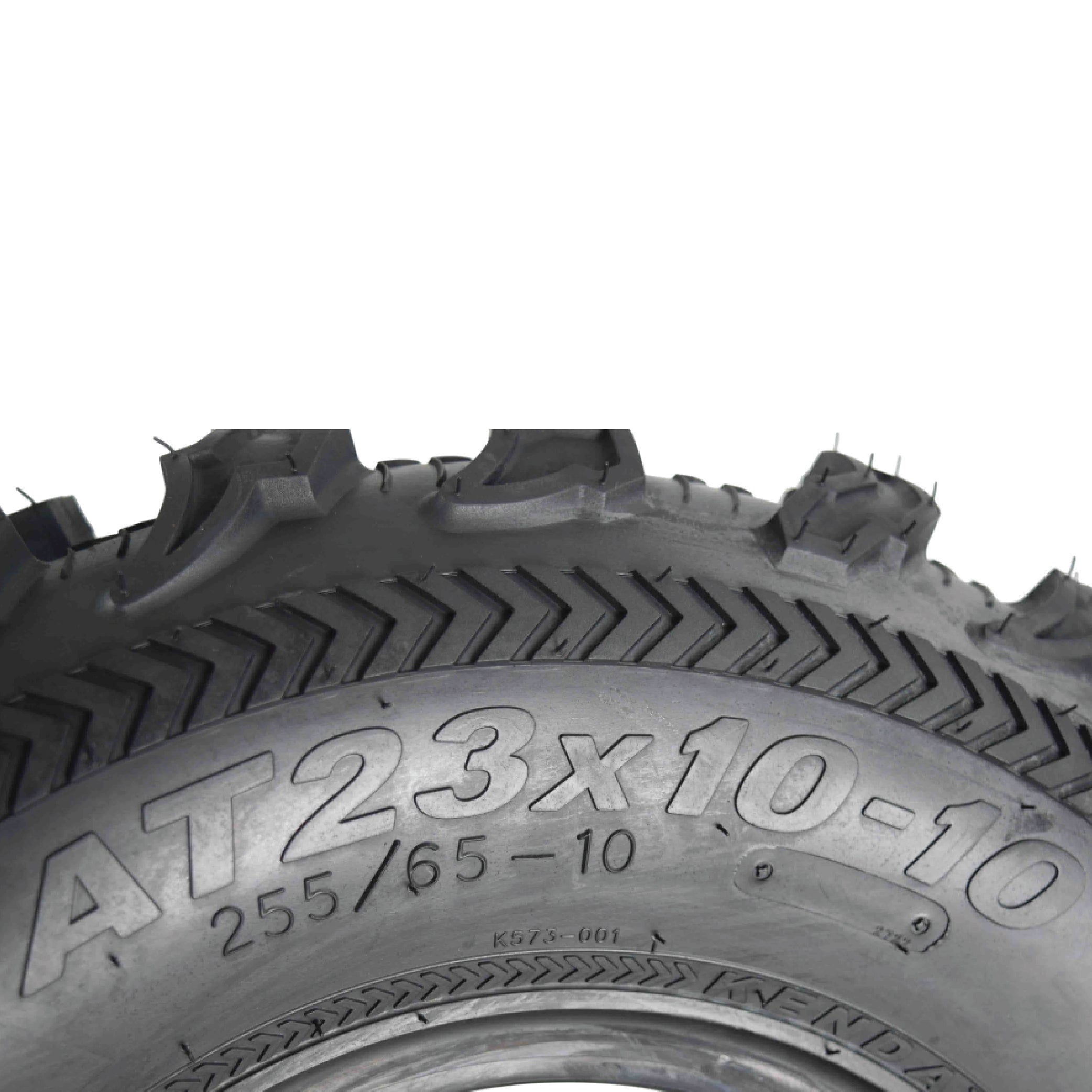 Kenda Bearclaw EX K573 - 23x10-10 Rear Tires for All Terrain (ATV), UTV, and Side by Side (SxS) Vehicles - 6-Ply - Bear Claw EX 23x10x10 (2-Pack)