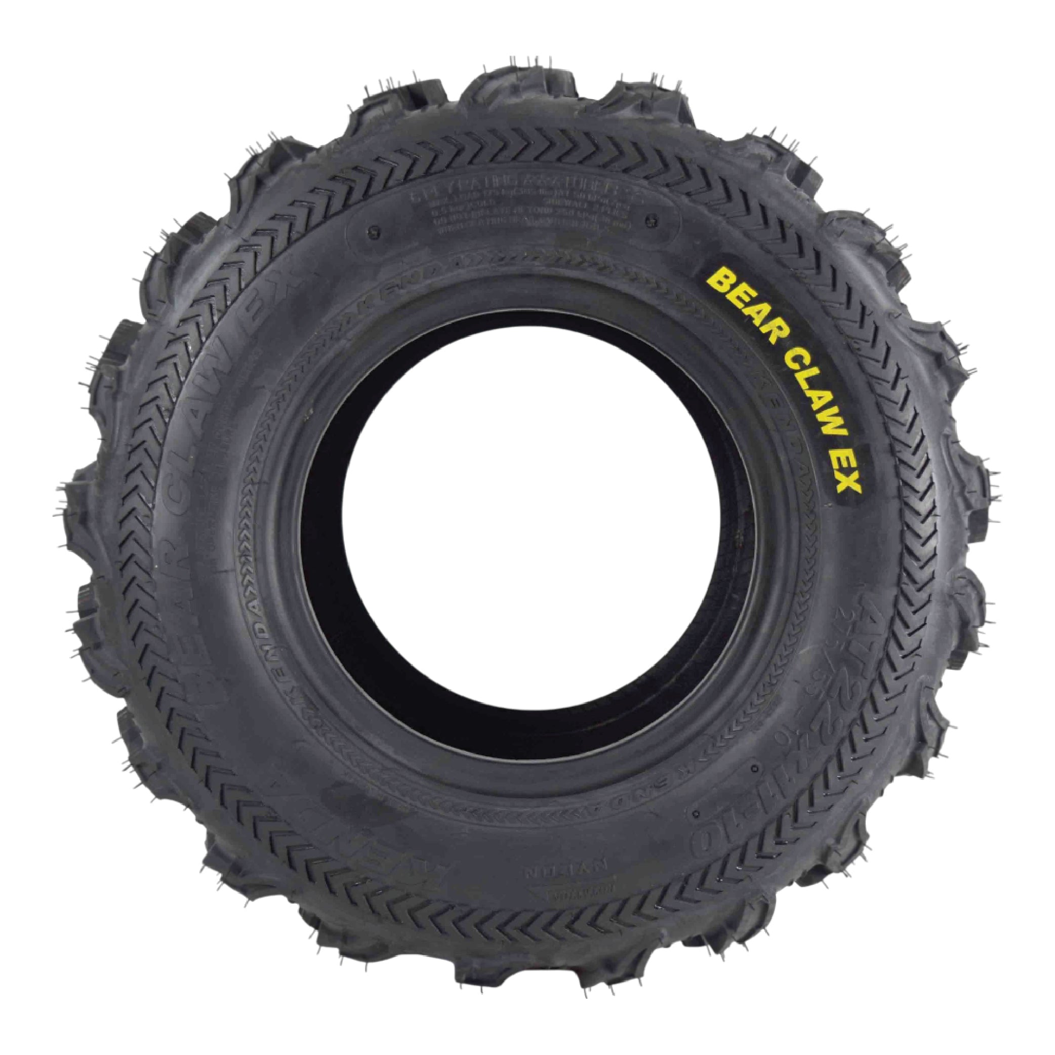 Kenda Bearclaw EX K573 - 22x11-10 Rear Tire for All Terrain (ATV), UTV, and Side by Side (SxS) Vehicles - 6-Ply - Bear Claw EX 22x11x10