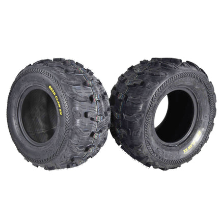Kenda Bearclaw EX K573 - 22x11-10 Rear Tires for All Terrain (ATV), UTV, and Side by Side (SxS) Vehicles - 6-Ply - Bear Claw EX 22x11x10 (2-Pack)