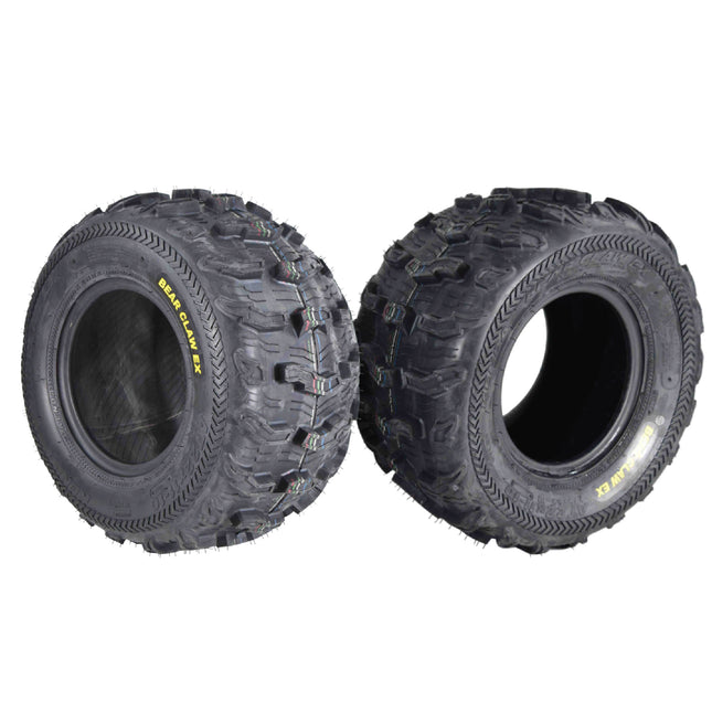 Kenda Bearclaw EX K573 - 22x11-10 Rear Tires for All Terrain (ATV), UTV, and Side by Side (SxS) Vehicles - 6-Ply - Bear Claw EX 22x11x10 (2-Pack)