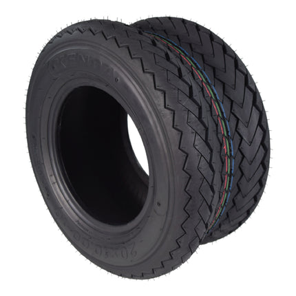 Kenda 235Q2076 20x10-10 Hole-N-1 6 Ply Tubeless Golf Cart Turf Tire