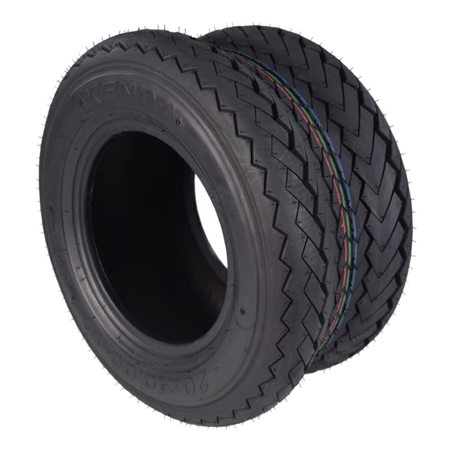 Kenda 235Q2076 20x10-10 Hole-N-1 6 Ply Tubeless Golf Cart Turf Tire