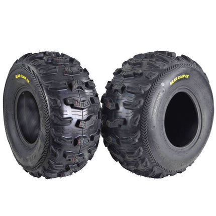 Kenda Bearclaw EX K573 - 25x11-10 Rear Tires for All Terrain (ATV), UTV, and Side by Side (SxS) Vehicles - 6-Ply - Bear Claw EX 25x11x10 (2-Pack)