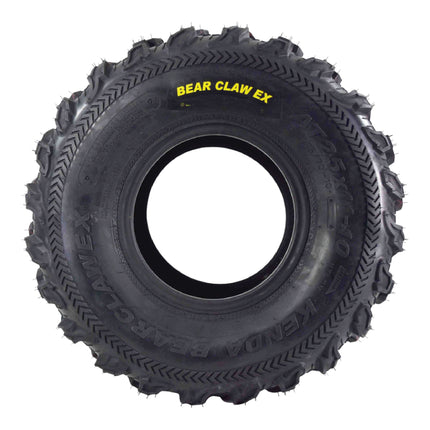 Kenda Bearclaw EX K573 - 25x11-10 Rear Tires for All Terrain (ATV), UTV, and Side by Side (SxS) Vehicles - 6-Ply - Bear Claw EX 25x11x10 (2-Pack)