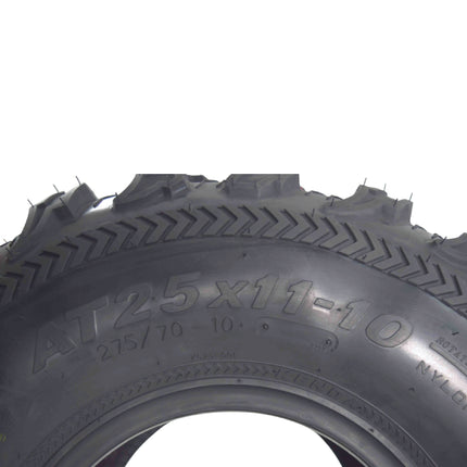 Kenda Bearclaw EX K573 - 25x11-10 Rear Tires for All Terrain (ATV), UTV, and Side by Side (SxS) Vehicles - 6-Ply - Bear Claw EX 25x11x10 (2-Pack)