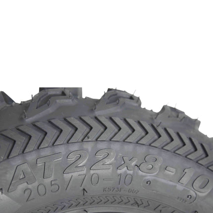 Kenda Bearclaw EX K573 - 22x8-10 Front Tire for All Terrain (ATV), UTV, and Side by Side (SxS) Vehicles - 6-Ply - Bear Claw EX 22x8x10