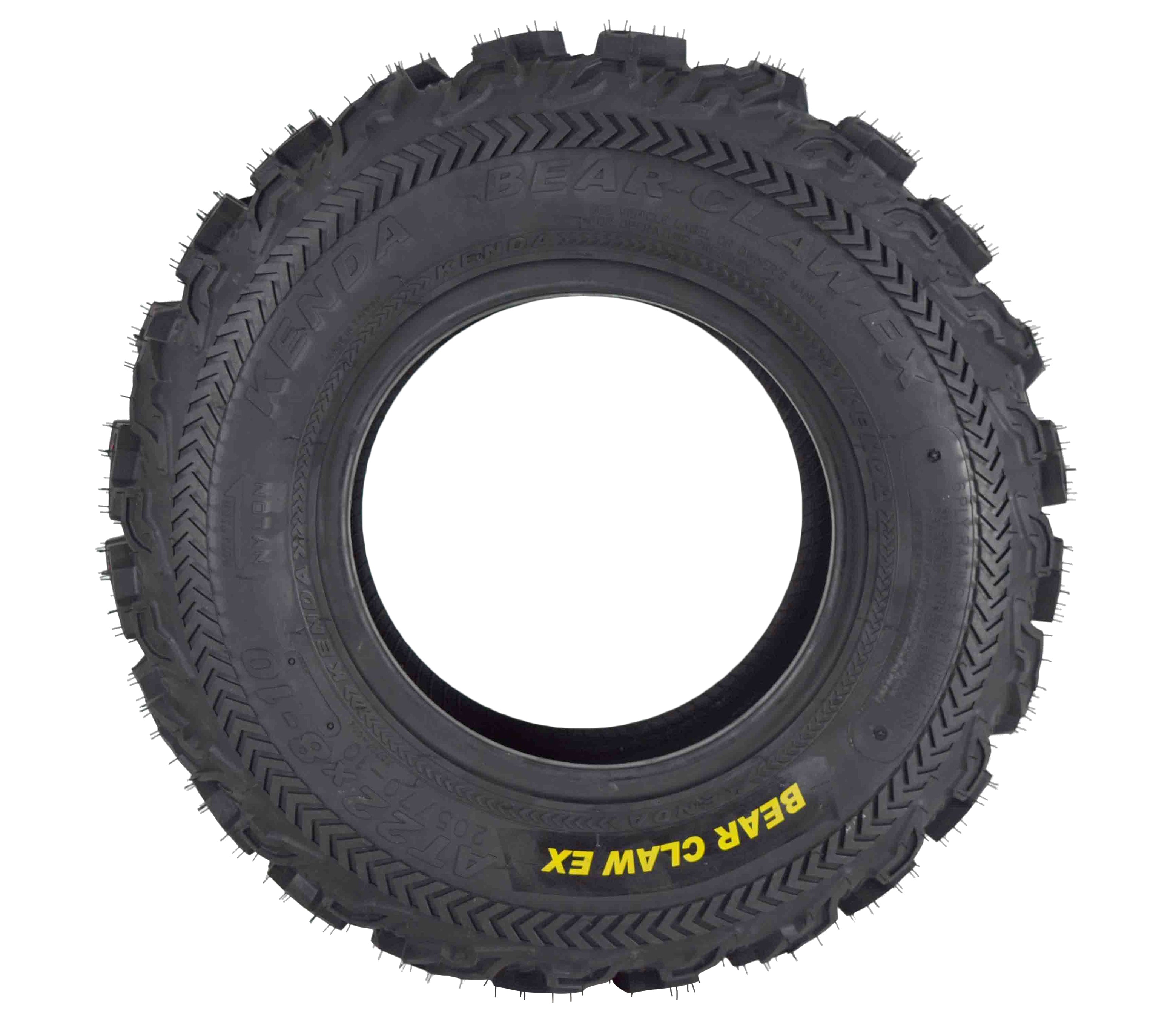 thumbnail image 2 of Yamaha Rhino 660 Complete Wheel & Tire Set – Kenda Bear Claw 25" Tires + ITP Black Steel Wheels, 4-110 2 of 5
