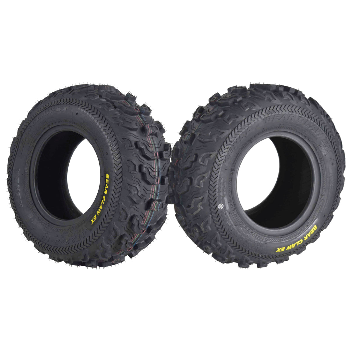 Kenda Bearclaw EX K573 - 22x8-10 Front Tires for All Terrain (ATV), UTV, and Side by Side (SxS) Vehicles - 6-Ply - Bear Claw EX 22x8x10 (2-Pack)