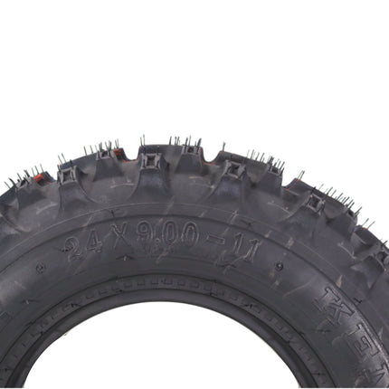 Kenda Bearclaw K299 - 24x9-11 Front & 24x10-11 Rear Tires for All Terrain (ATV), UTV, and Side by Side (SxS) Vehicles - 6-Ply - Bear Claw 24x9x11 24x10x11 with Kenda Keychain (4-Pack)