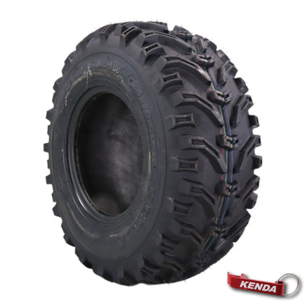 Kenda Bearclaw K299 - 24x10-11 Rear Tire for All Terrain (ATV), UTV, and Side by Side (SxS) Vehicles - 6-Ply - Bear Claw 24x10x11 with Kenda Keychain