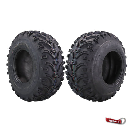 Kenda Bearclaw K299 - 24x10-11 Rear Tires for All Terrain (ATV), UTV, and Side by Side (SxS) Vehicles - 6-Ply - Bear Claw 24x10x11 with Kenda Keychain (2-Pack)