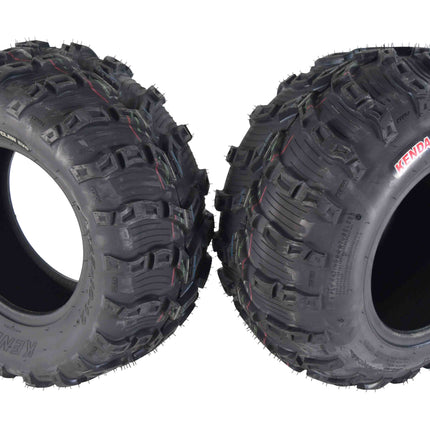 Kenda Bearclaw EVO K592 - 25x10-12 Rear Tires for All Terrain (ATV), UTV, and Side by Side (SxS) Vehicles - 6-Ply - Bear Claw EVO 25x10x12 (2-Pack)