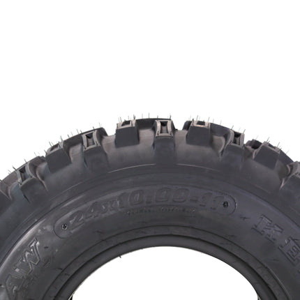 Kenda Bearclaw K299 - 24x8-12 Front & 24x10-11 Rear Tires for All Terrain (ATV), UTV, and Side by Side (SxS) Vehicles - 6-Ply - Bear Claw 24x8x12 24x10x11 with Kenda Keychain (4-Pack)