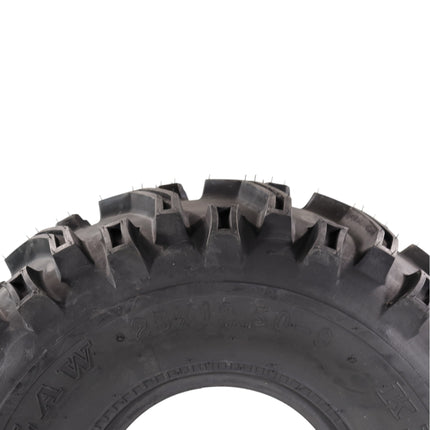 Kenda Bearclaw K299 - 25x8-12 Front & 25x12.5-9 Rear Tires for All Terrain (ATV), UTV, and Side by Side (SxS) Vehicles - 6-Ply - Bear Claw 25x8x12 Front & 25x12.5x9 with Kenda Keychain (4-Pack)