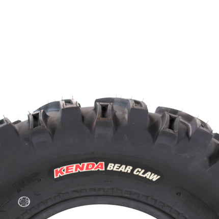 Kenda Bearclaw K299 - 25x10-12 Rear Tire for All Terrain (ATV), UTV, and Side by Side (SxS) Vehicles - 6-Ply - Bear Claw 25x10x12 with Kenda Keychain