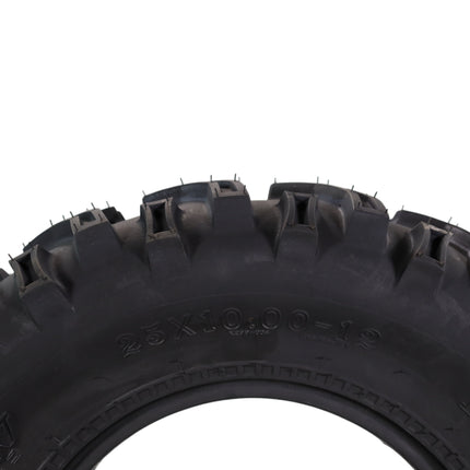 Kenda Bearclaw K299 - 25x10-12 Rear Tires for All Terrain (ATV), UTV, and Side by Side (SxS) Vehicles - 6-Ply - Bear Claw 25x10x12 with Kenda Keychain (2-Pack)
