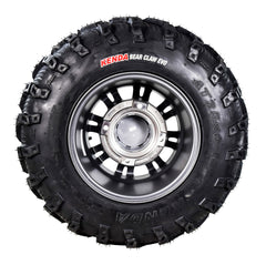 Kenda Bear Claw EVO 25x8-12 25x10-12 Tires Gunmetal 12x7 4/156 Wheel & Tire Kit