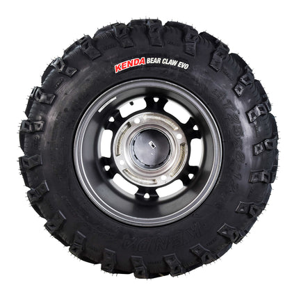 Kenda Bear Claw EVO 25x8-12 25x10-12 Tires Gunmetal 12x7 4/156 Wheel & Tire Kit