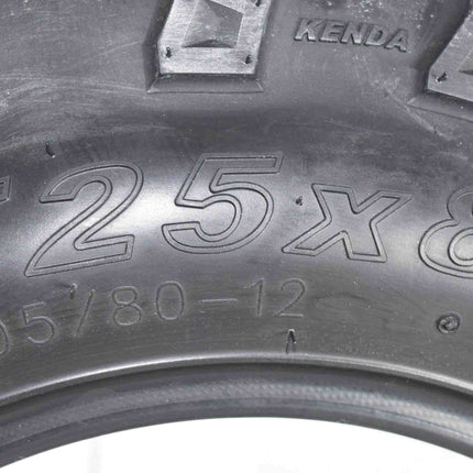 Kenda Bear Claw EVO 25x8-12 25x10-12 Tires Gunmetal 12x7 4/156 Wheel & Tire Kit
