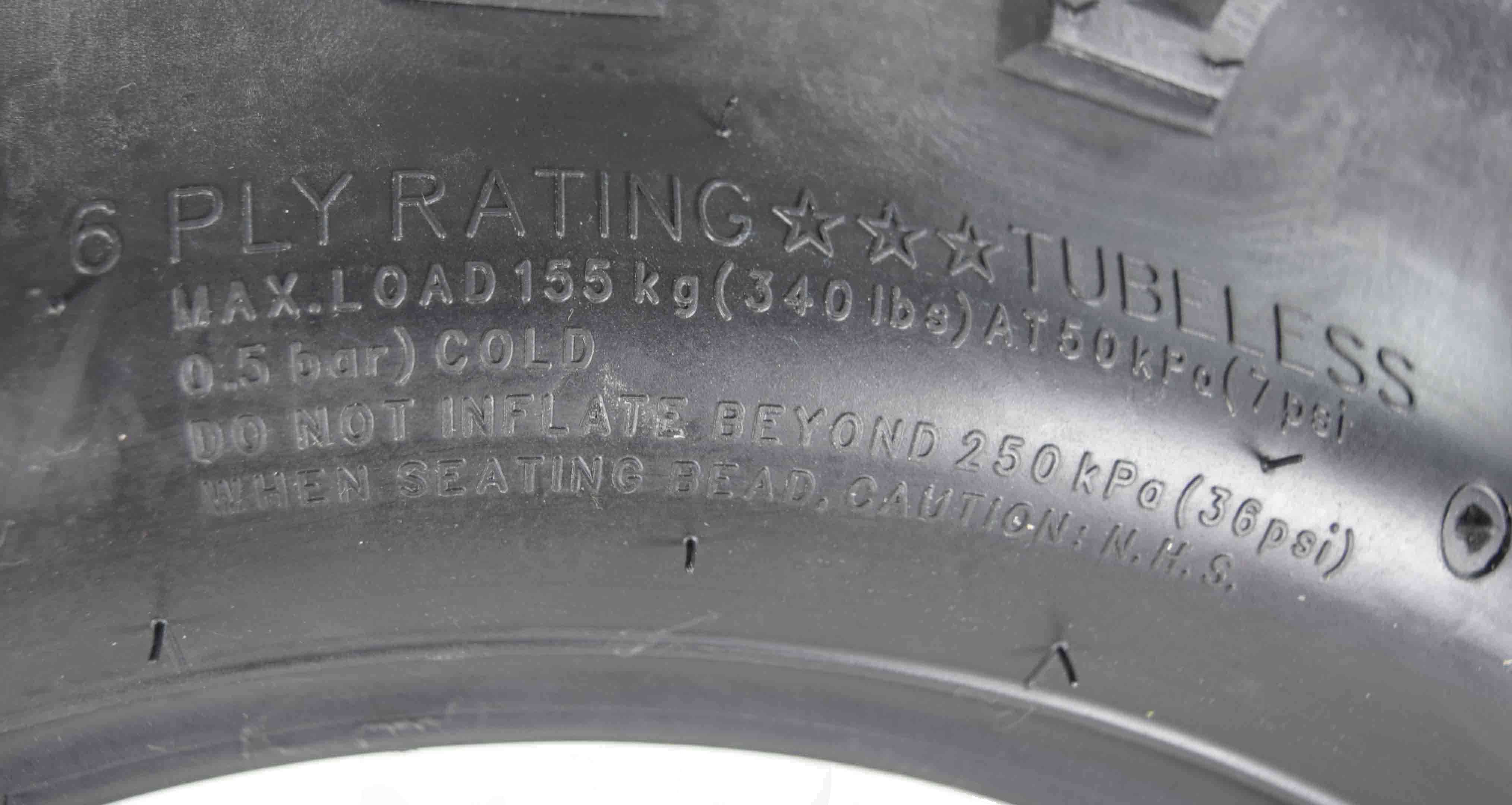 Kenda Bear Claw EVO 25x8-12 Front & 25x10-12 Rear ATV/UTV Tires Set with Bottle Opener Keychain
