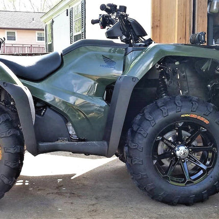 Kenda Bearclaw EVO K592 - 25x8-12 Front Tires for All Terrain (ATV), UTV, and Side by Side (SxS) Vehicles - 6-Ply - Bear Claw EVO 25x8x12 with Kenda Keychain (2-Pack)