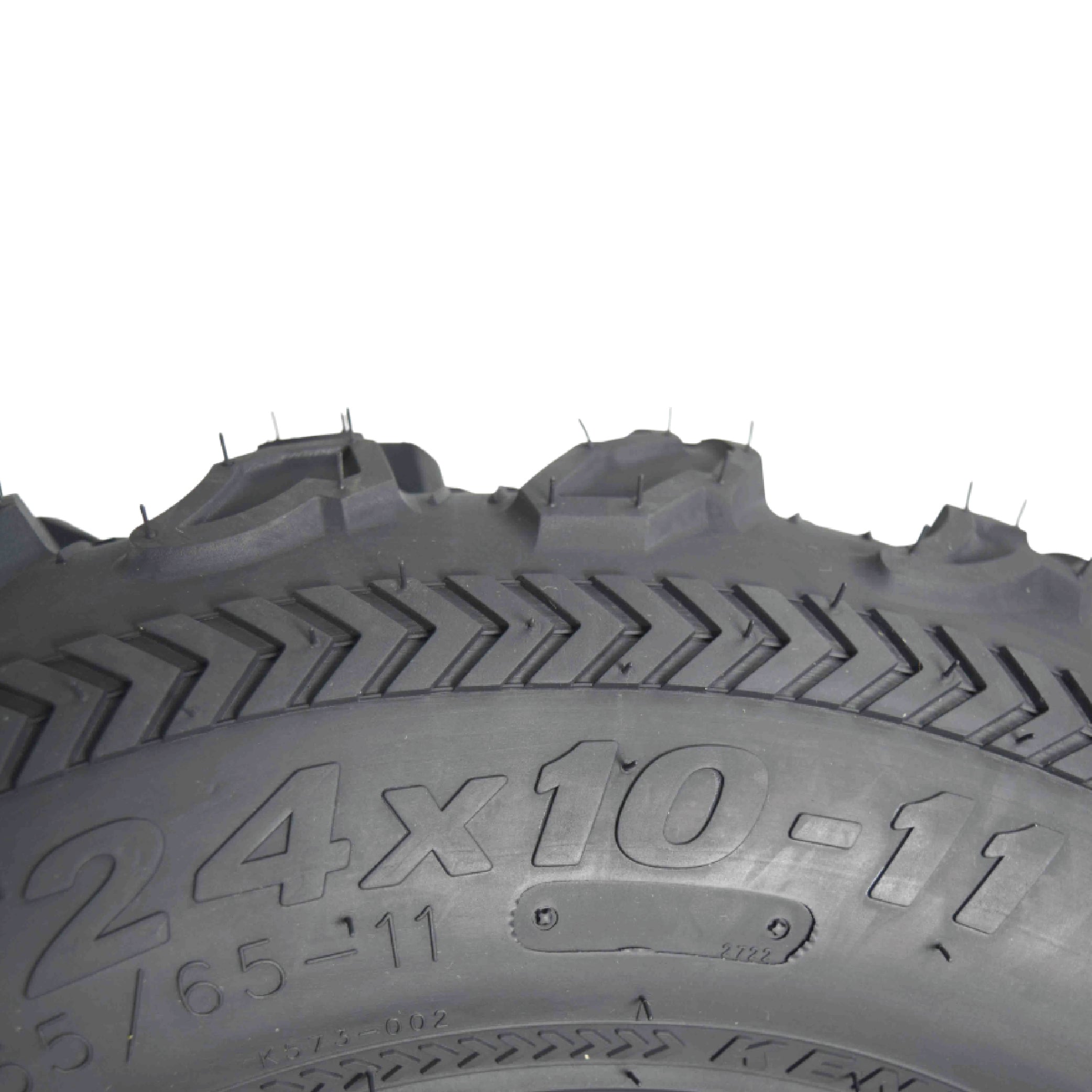 Kenda Bearclaw EX K573 - 24x10-11 Rear Tires for All Terrain (ATV), UTV, and Side by Side (SxS) Vehicles - 6-Ply - Bear Claw EX 24x10x11 (2-Pack)