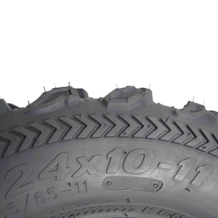 Kenda Bearclaw EX K573 - 24x10-11 Rear Tires for All Terrain (ATV), UTV, and Side by Side (SxS) Vehicles - 6-Ply - Bear Claw EX 24x10x11 (2-Pack)